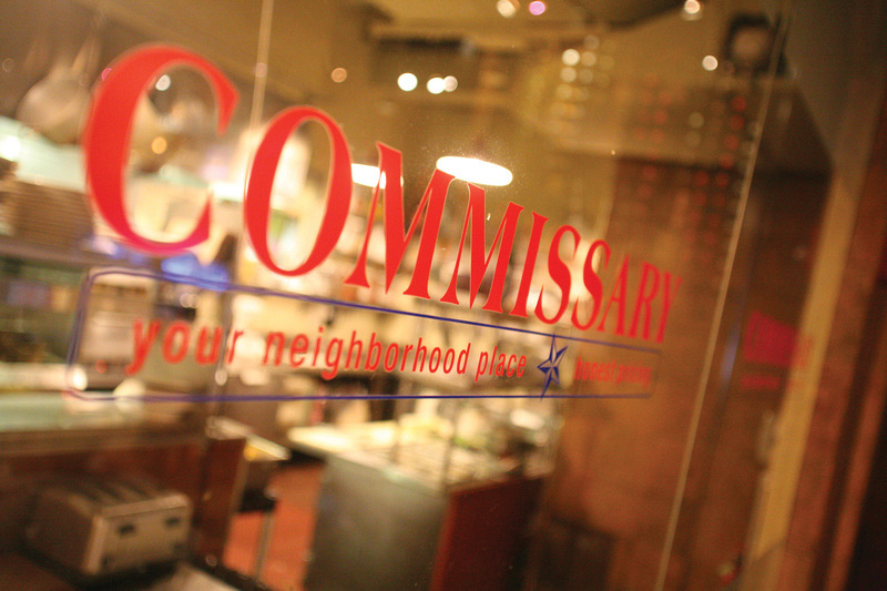 commissary sign
