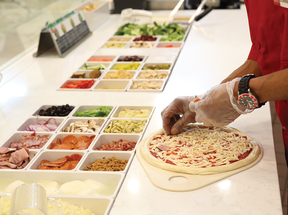 toppings line