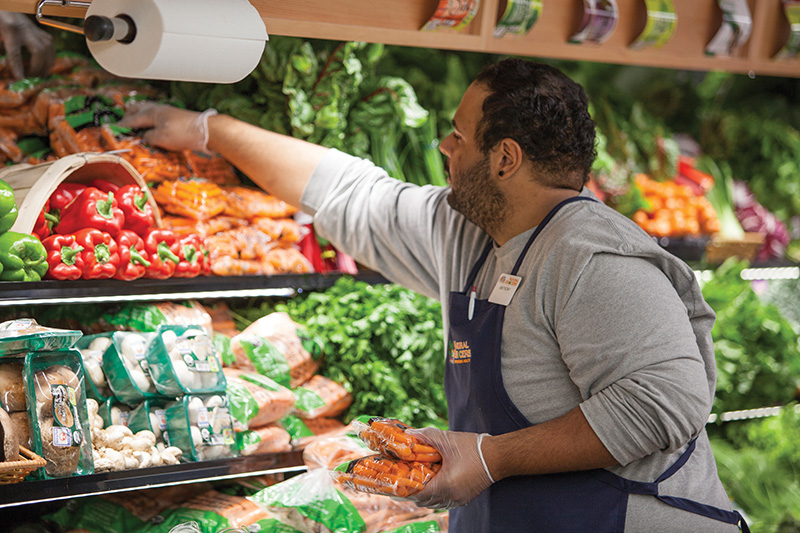 Anthony stocking produce