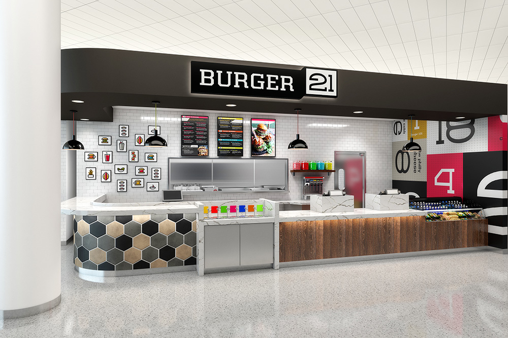 Burger 21 airport