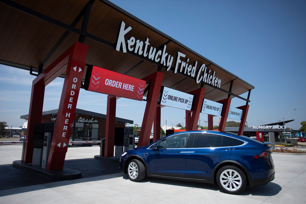 KFC Opens World’s First Drive-Thru Only Restaurant in Australia