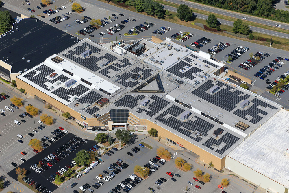 Weberstown Mall in California Completes Solar Panel Installation