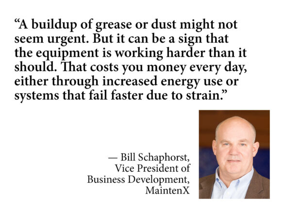 Bill Schaphorst proactive maintenance quote from article